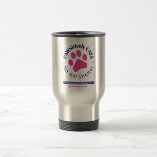 PAWSitively KATZEN Logo-Reise-Tasse Reisebecher