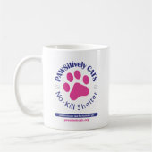 PAWSitively KATZEN Logo-Tasse Kaffeetasse (Links)
