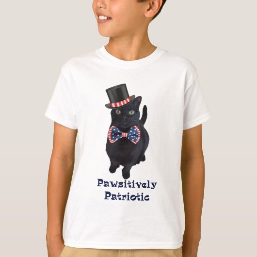 Pawsitively patriotisch T-Shirt (Vorderseite)