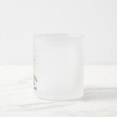 Pawsitively Prepared – Cute Dog with Umbrella Mattglastasse (Mittel)