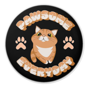 Pawsome alltäglich keramikknauf