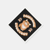 Pawsome alltäglich serviette (Ecke)