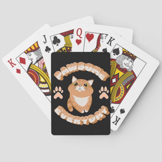Pawsome alltäglich spielkarten (Rückseite)
