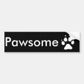 Pawsome Autoaufkleber (Vorne)