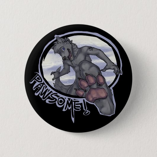 pawsome button (Vorderseite)