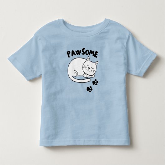 PAWSOME Cat T - Shirt (Vorderseite)