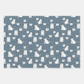 Pawsome Dogs Parade Geschenkpapier Set (Vorderseite 2)