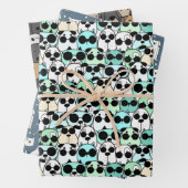 Pawsome Dogs Parade Geschenkpapier Set (Beispiel)