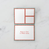 Pawsome Hund Holiday Half Faltkarte Karte (Innenseite)