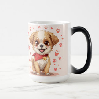 "Pawsome Hund Tasse: Cuteness in Every Sip" Verwandlungstasse