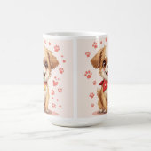 "Pawsome Hund Tasse: Cuteness in Every Sip" Verwandlungstasse (Zentrum)