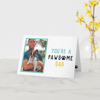 Pawsome Hund Vater | Tag des Vaters Karte