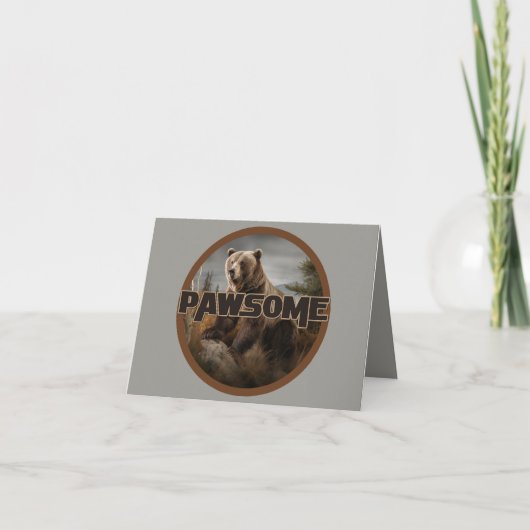 Pawsome Karte (Vorderseite)