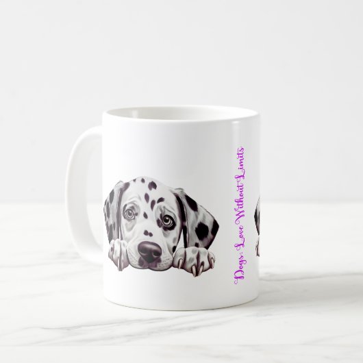 Pawsome Liebe Tasse (Vorderseite Links)