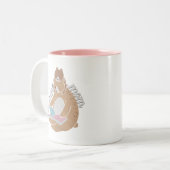 Pawsome Mama Zweifarbige Tasse (Vorderseite Links)