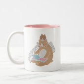 Pawsome Mama Zweifarbige Tasse (Links)