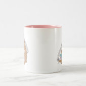 Pawsome Mama Zweifarbige Tasse (Mittel)