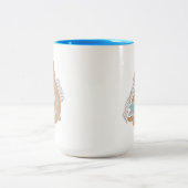 Pawsome Mama Zweifarbige Tasse (Mittel)