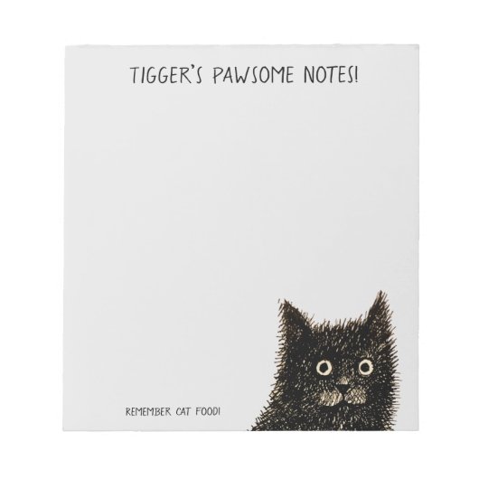 Pawsome notes Magnetnotepad Notizblock (Vorderseite)
