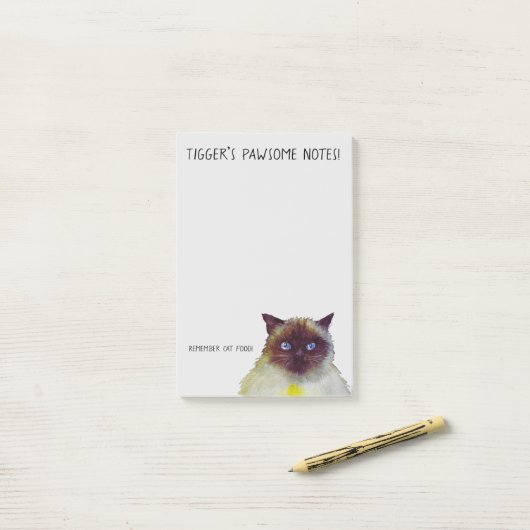 Pawsome notes Magnetnotepad Post-it Klebezettel (Auf Schreibtisch)