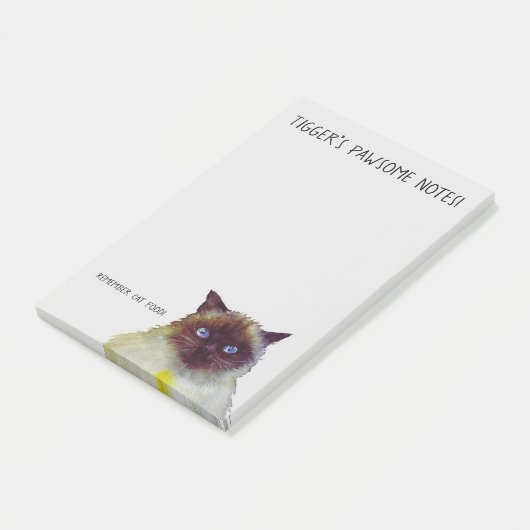 Pawsome notes Magnetnotepad Post-it Klebezettel (angewinkelt)