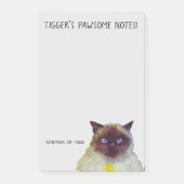 Pawsome notes Magnetnotepad Post-it Klebezettel (Vorderseite)