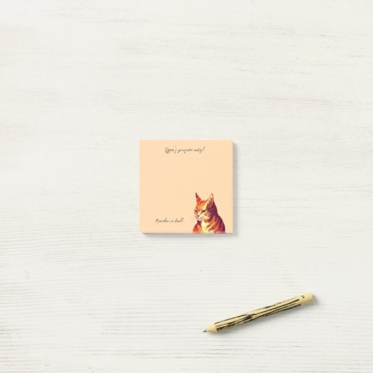 Pawsome notes Magnetnotepad Post-it Klebezettel (Auf Schreibtisch)