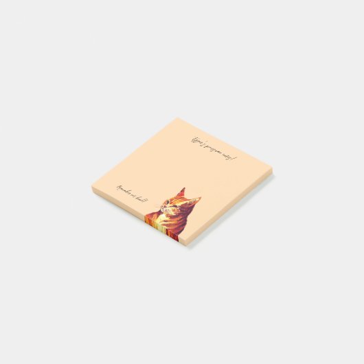 Pawsome notes Magnetnotepad Post-it Klebezettel (angewinkelt)