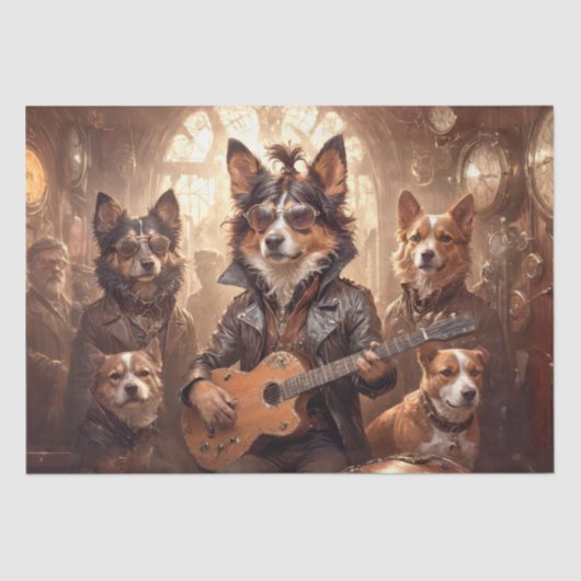 Pawsome Performance - Decoupage - Seidenpapier (Vorderseite)