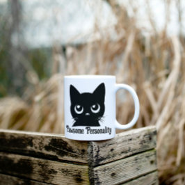 Pawsome Personic Cat Design Kaffeetasse