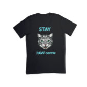Pawsome pun cat bleibe T-Shirt