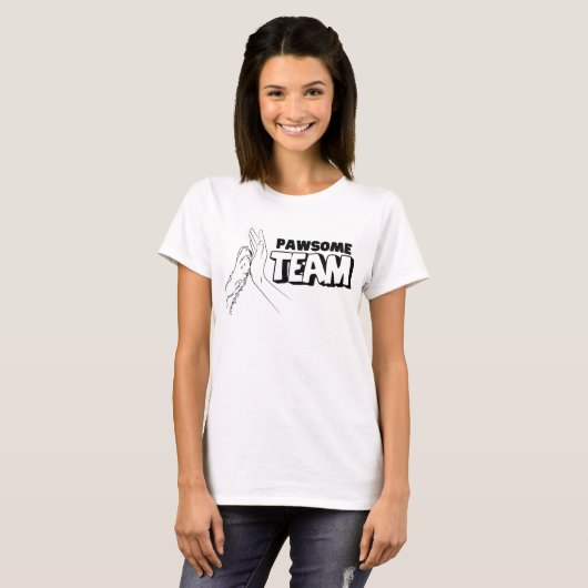 Pawsome Team T - Shirt (Vorne ganz)