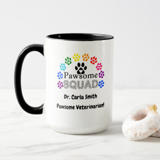 Pawsome Veterinary Name Tasse