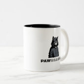 PAWSSASSIN - Hood Cat Coffee Mug Zweifarbige Tasse (VorderseiteRechts)