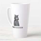 PAWSSASSIN Latte Tasse – Hood Cat Energie (Linke Ecke)