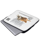 PAWSSecondChance - Laptop-Sieb 13" Laptopschutzhülle (Vorne Knopf)