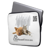 PAWSSecondChance - Laptop-Sieb 13" Laptopschutzhülle (Vorderseite Links)