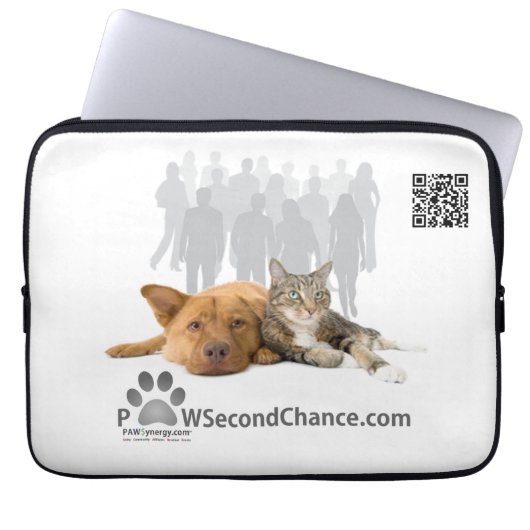 PAWSSecondChance - Laptop-Sieb 13" Laptopschutzhülle (Vorderseite)