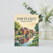 Pawtucket, Rhode Island Postkarte (Stehend Vorderseite)