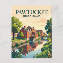 Pawtucket, Rhode Island Postkarte