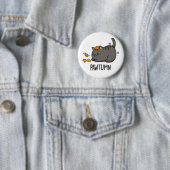 Pawtumn niedlich Herbst Kitty Cat Pub Button (Beispiel)