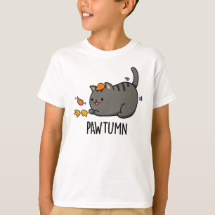 Pawtumn niedlich Herbst Kitty Cat Pub T-Shirt