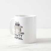 Pawty Animal Funny Party Cat Puff Kaffeetasse (Vorderseite Links)