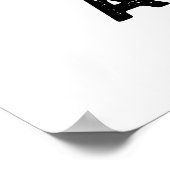 Pawty Animal Funny Party Cat Puff Poster (Ecke)