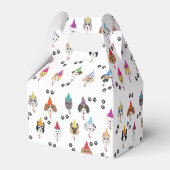 Pawty Cute Birthday Party Dogs Geschenkschachtel (Rückseite)