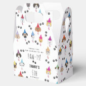 Pawty Cute Birthday Party Dogs Geschenkschachtel (Geöffnet)