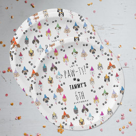 Pawty Niedliche Geburtstag Party Hunde Pappteller