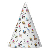 Pawty Niedliche Geburtstag Party Hunde Partyhütchen (Links)