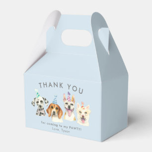 Pawty Puppy Dog Birthday Danke Geschenkschachtel