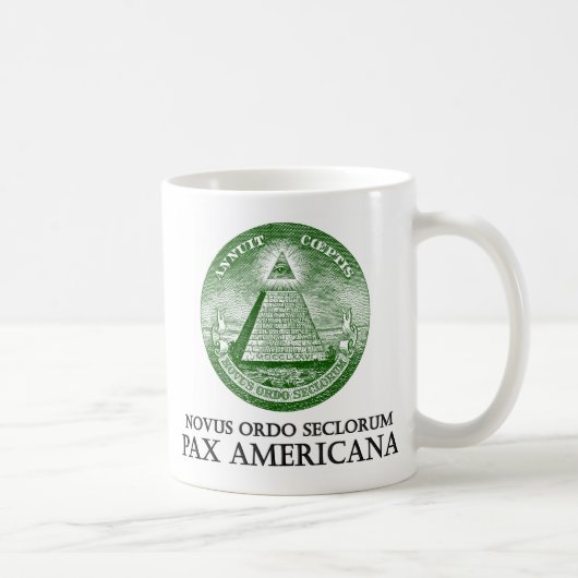 PAX AMERICANA KAFFEETASSE (Rechts)